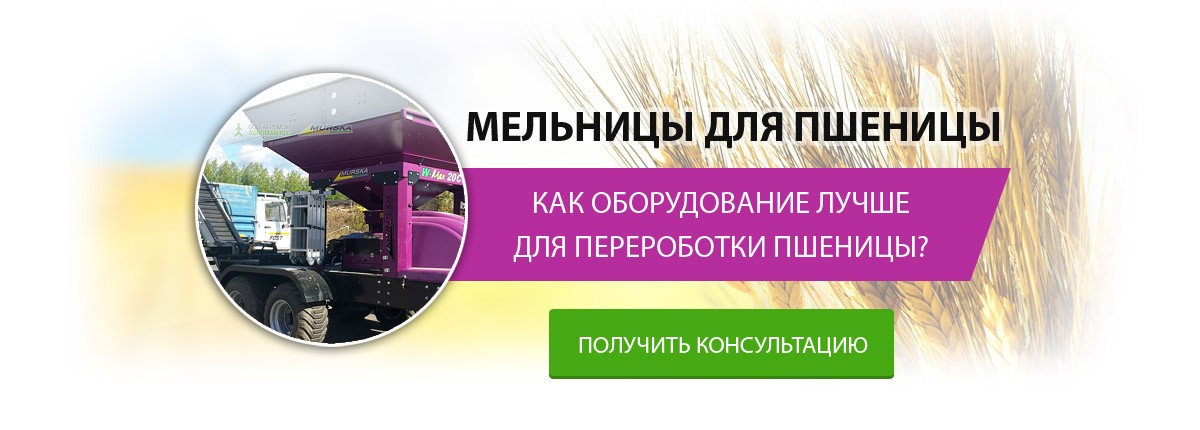 Мельницы для переработки пшеницы
