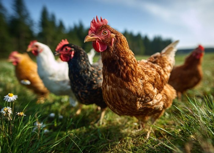 Корма для петухов из плющеного зерна