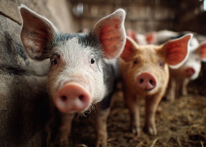 Корма для поросят из плющеного зерна