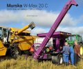 Дисковая мельница Murska W-Max 20 C с элеватором для корма птицы