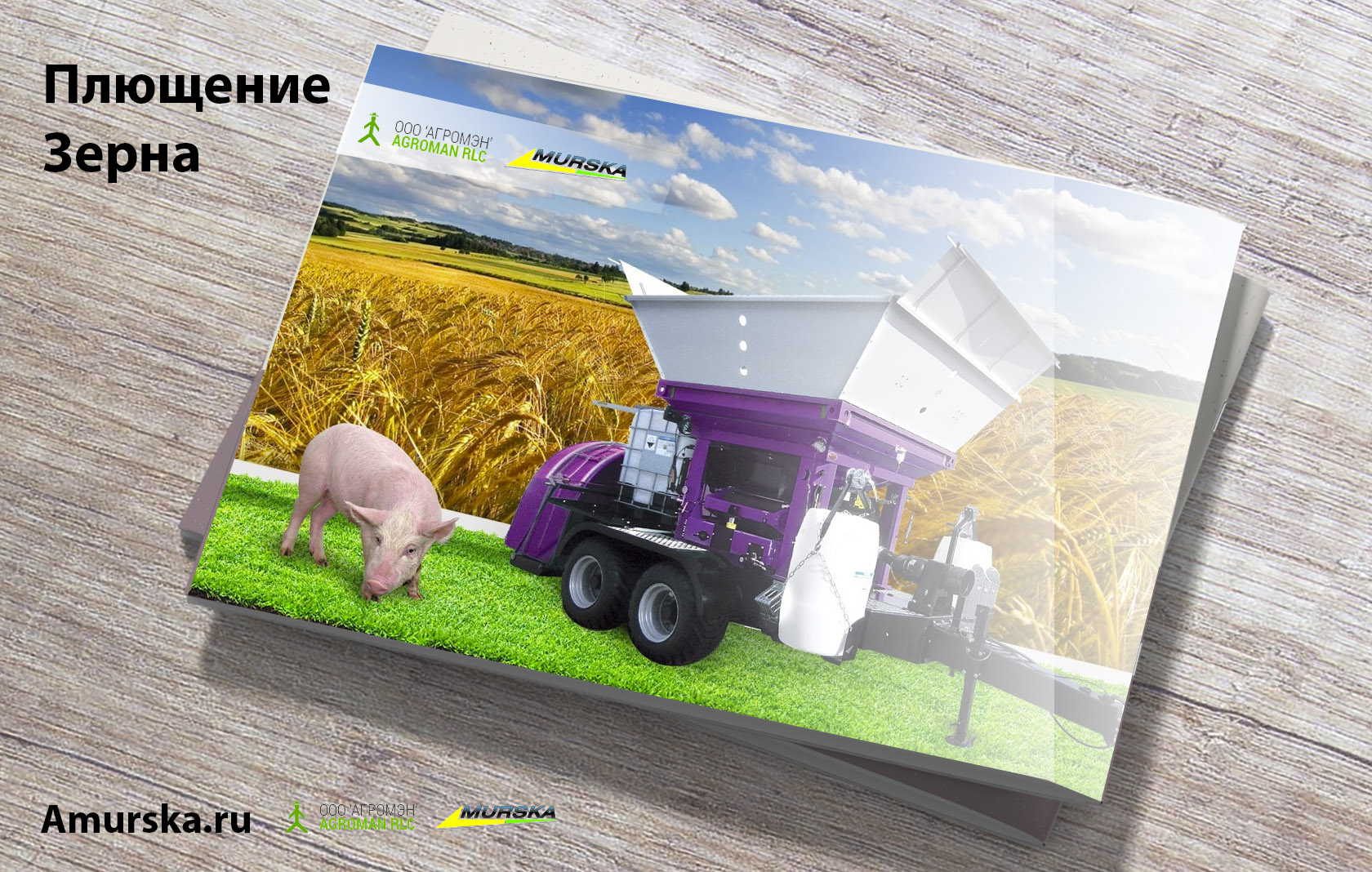 Плющение и хранение зерна Murska